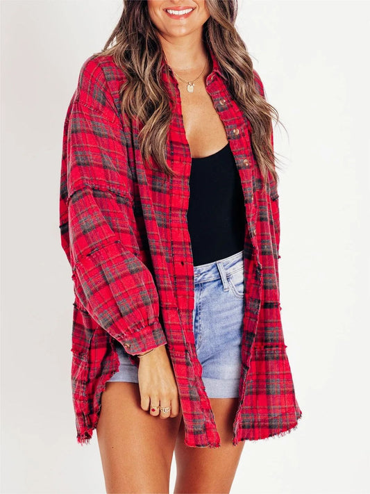 Oversized Fall Flannel